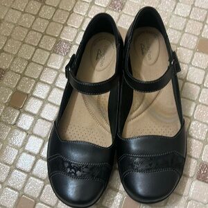Clark’s Cora Abby mary jane’s black size 8.5W New